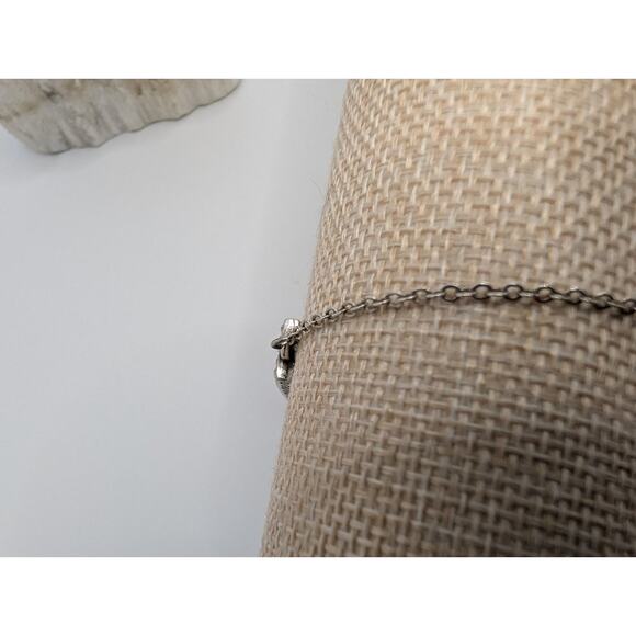 Brighton Rectangle Crystal Accent Adjustable Silver Tone Bracelet - Picture 10 of 15